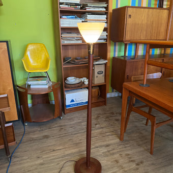 Mid Century Teak Floor Lamp