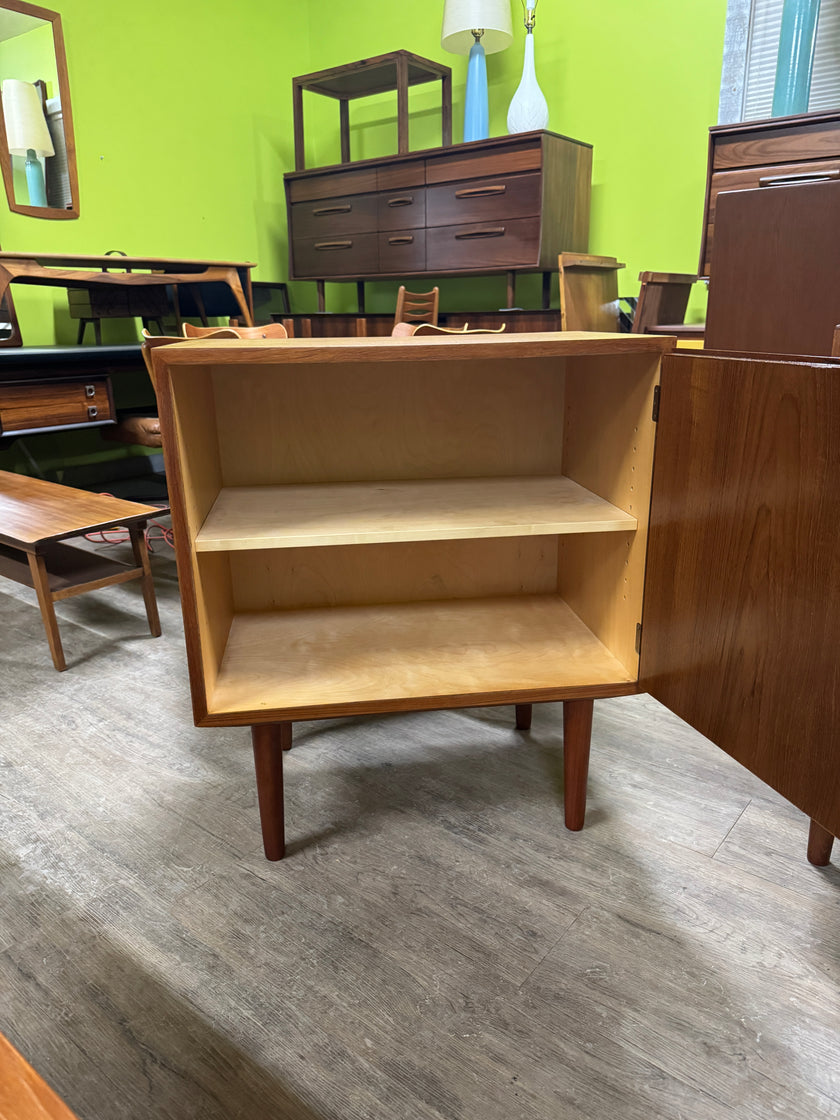 Mid Century Teak Record / Storage Cabinet from Denmark