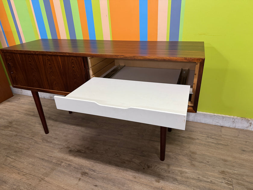 Mid Century Brazilian Rosewood Console Table