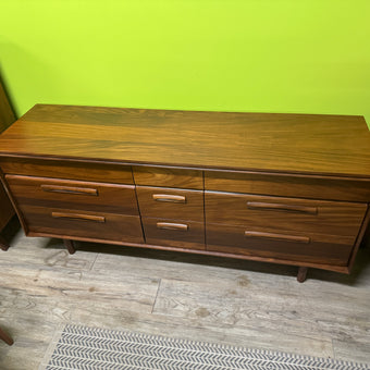 Mid Century Solid Teak Dresser