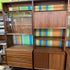 Mid Century Walnut Cado Freestanding Wall Unit