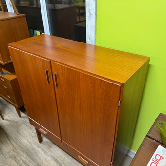 Mid Century Teak Bar Cabinet from Denmark