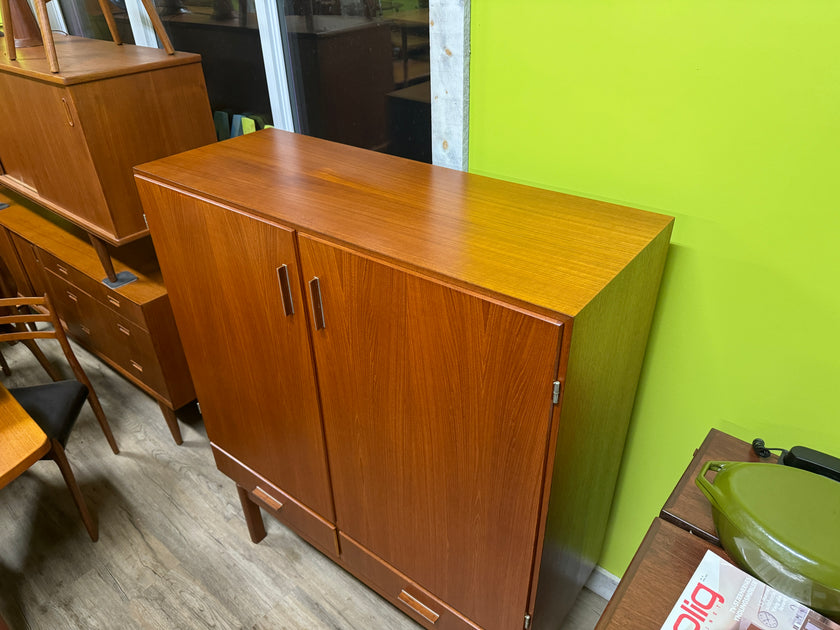 Mid Century Teak Bar Cabinet from Denmark