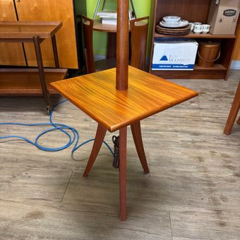 Mid Century Teak Lamp