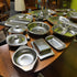 Mid Century Scandinavian Stainless Steel Serving Dishes