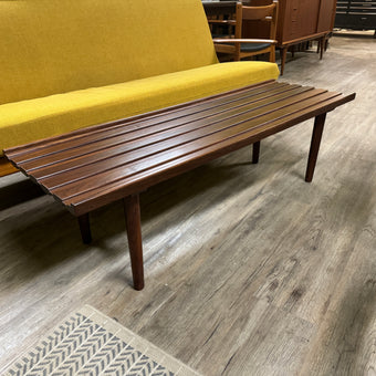 Sale!!! Mid Century Teak SOLID Teak Bench / Coffee Table