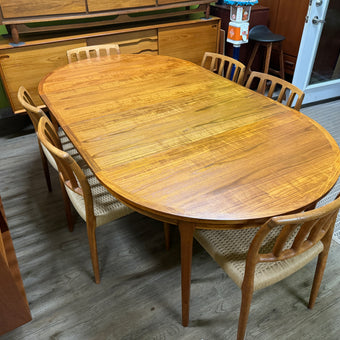 Mid Century Teak Dining Table from Sweden