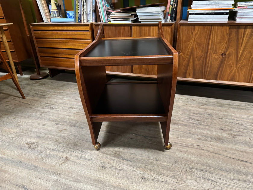 Mid Century Teak Bar Cart