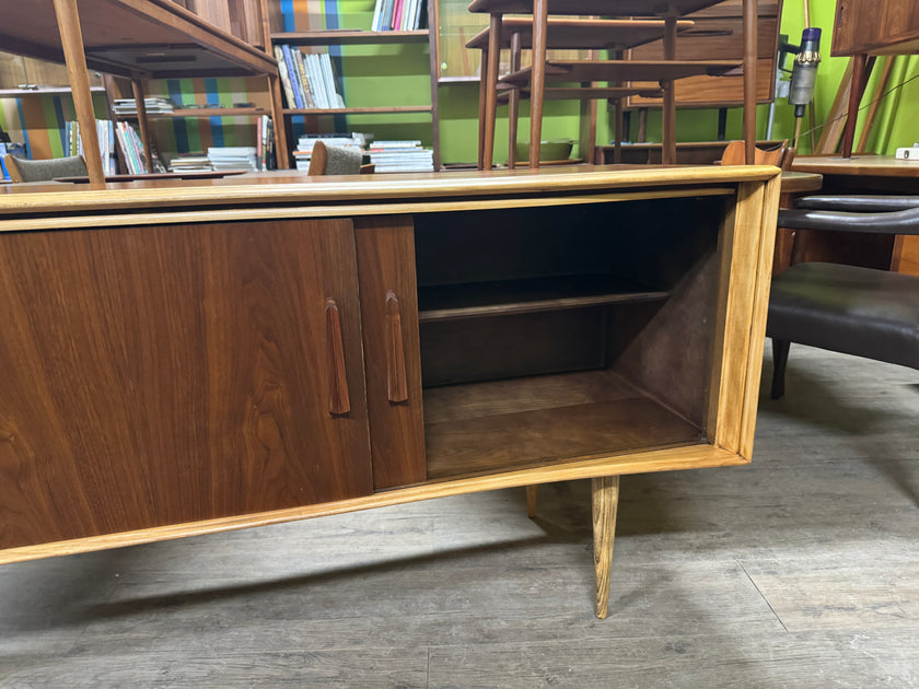 Mid Century Walnut and Ash Sideboard