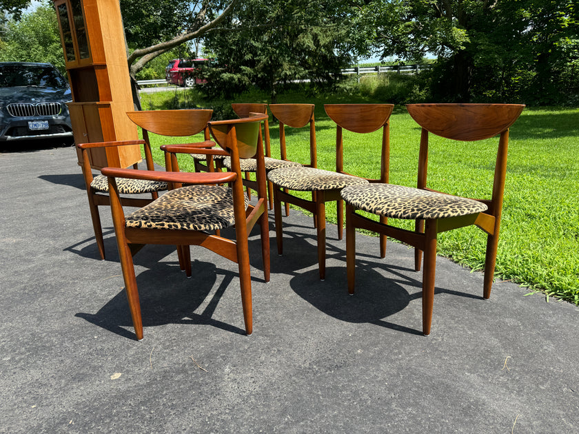 Sale!!! Mid Century Walnut Dining Chairs