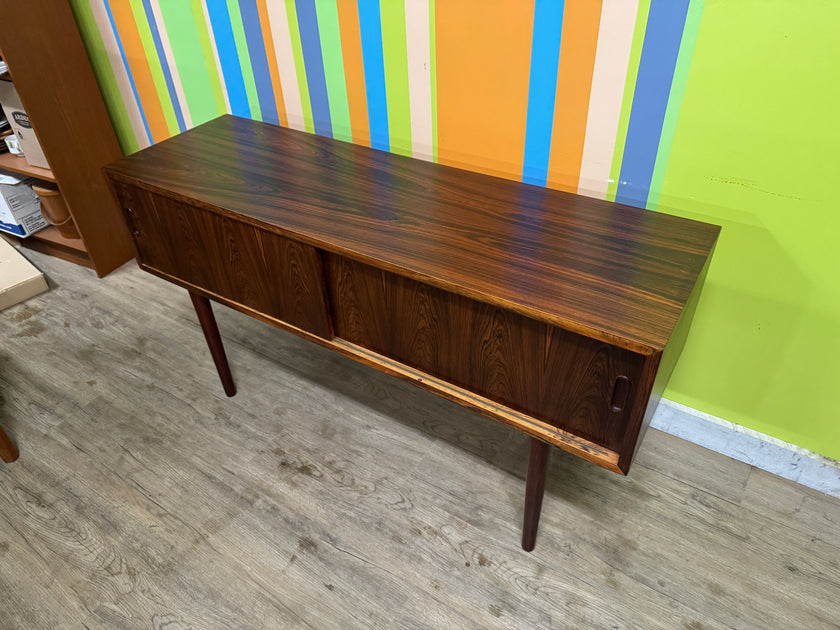 Mid Century Brazilian Rosewood Console Table