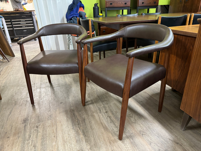 Sale!!! Mid Century Teak Arm Chairs