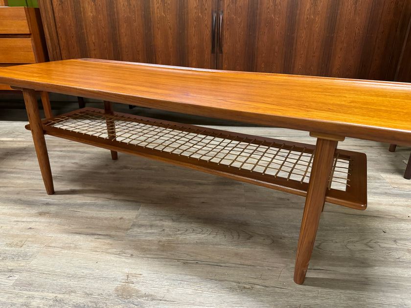 Sale!!! Mid Century Teak Coffee Table