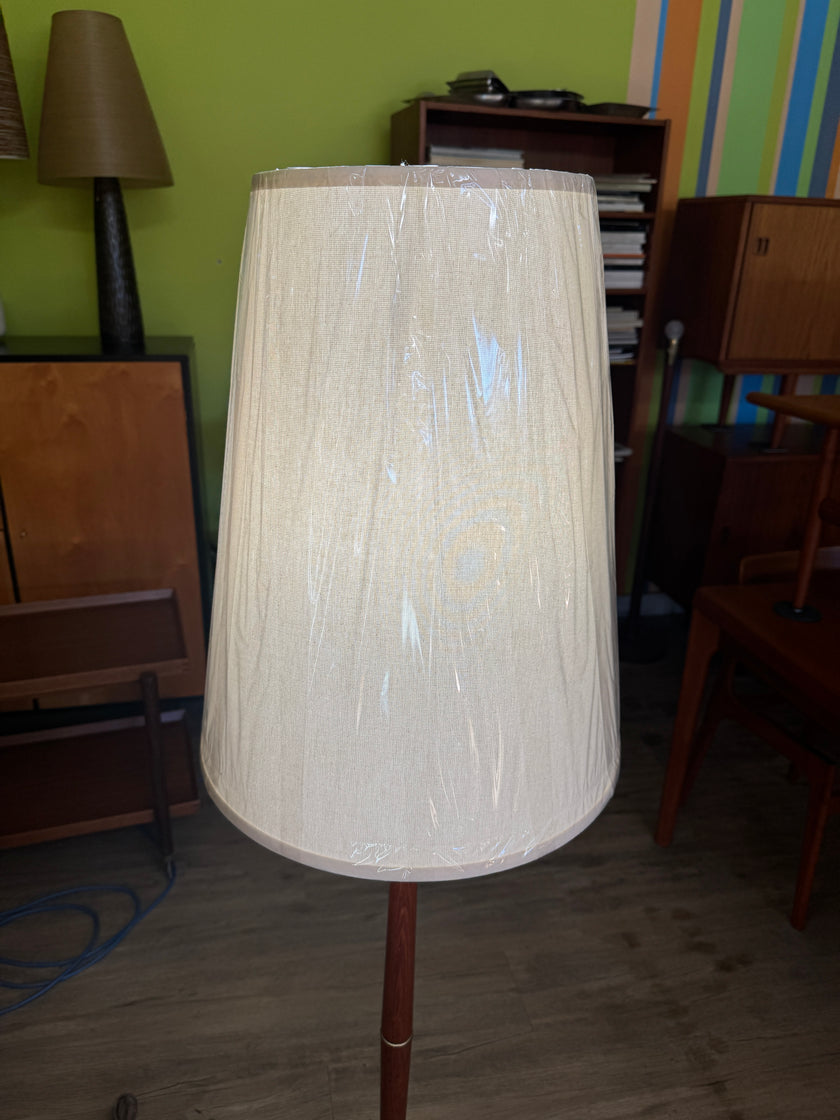 Mid Century Teak Floor Lamp