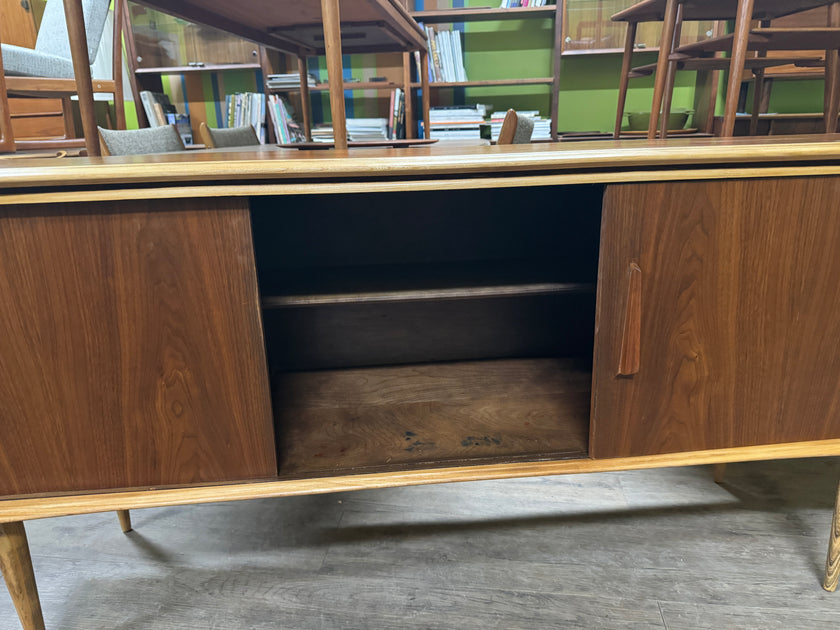 Mid Century Walnut and Ash Sideboard