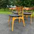 Mid Century Walnut and Ash Dining Chairs