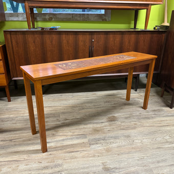 Sale!!! Mid Century Teak Hall / Console Table