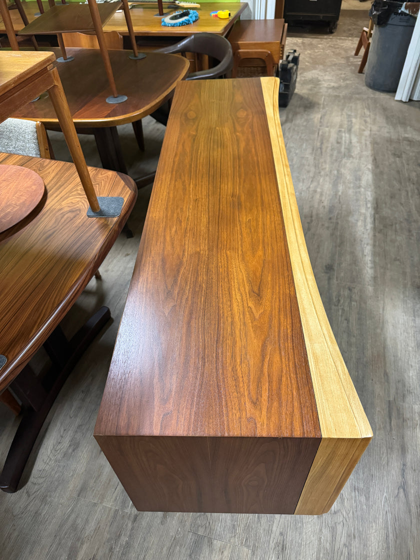 Mid Century Walnut and Ash Sideboard