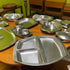 Mid Century Scandinavian Stainless Steel Serving Dishes