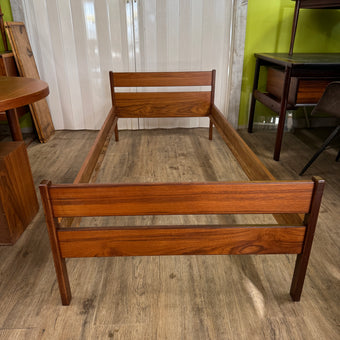 Mid Century Teak Single Bed