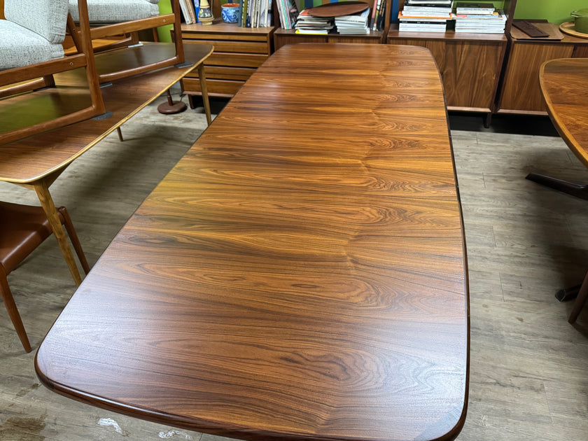 Mid Century Brazilian Rosewood Dining Table