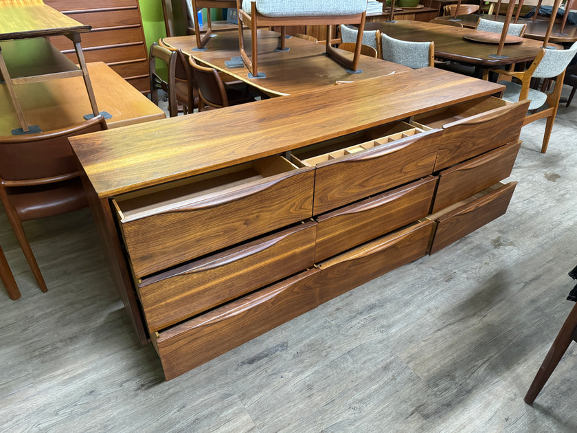 Mid Century Walnut Dresser