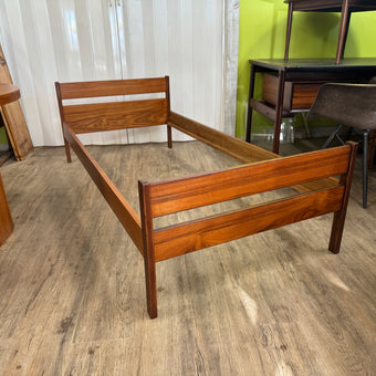 Mid Century Teak Single Bed