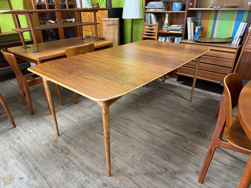 Mid Century Walnut and Ash Dining Table