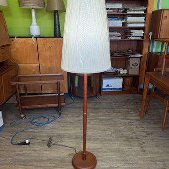 Mid Century Teak Floor Lamp