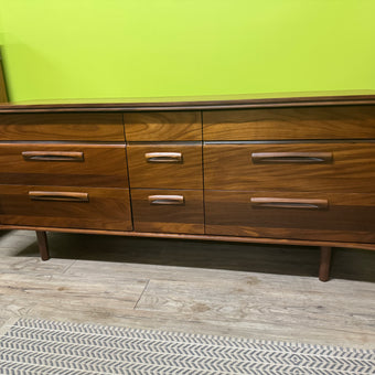 Mid Century Solid Teak Dresser