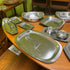 Mid Century Scandinavian Stainless Steel Serving Dishes