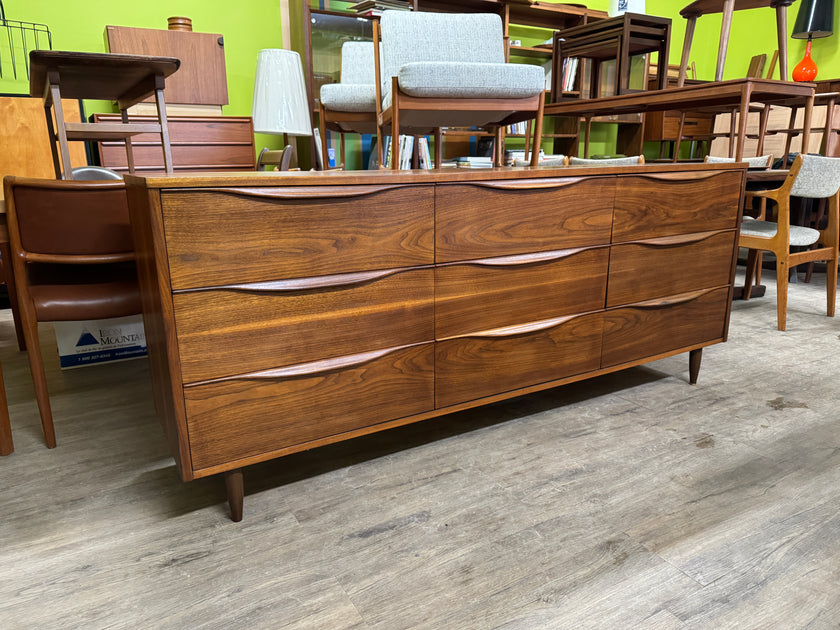 Mid Century Walnut Dresser