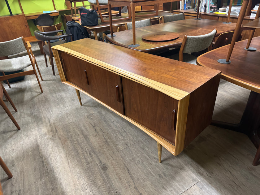 Mid Century Walnut and Ash Sideboard