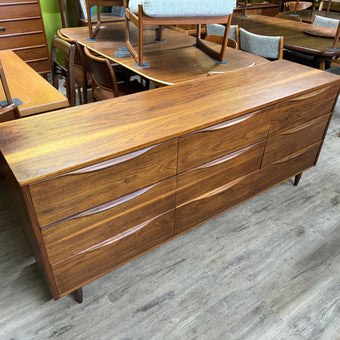 Mid Century Walnut Dresser