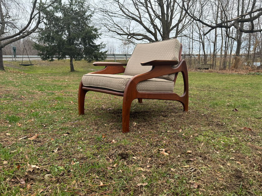 Mid Century Walnut Sofa and 1 Chair by Adrian Pearsall