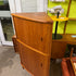 Mid Century Teak Corner Cabinet from Denmark