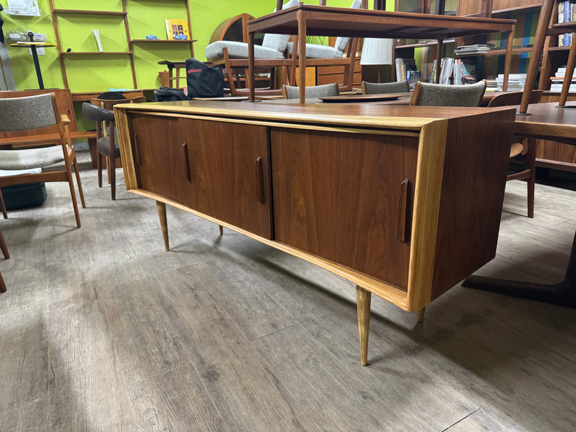 Mid Century Walnut and Ash Sideboard