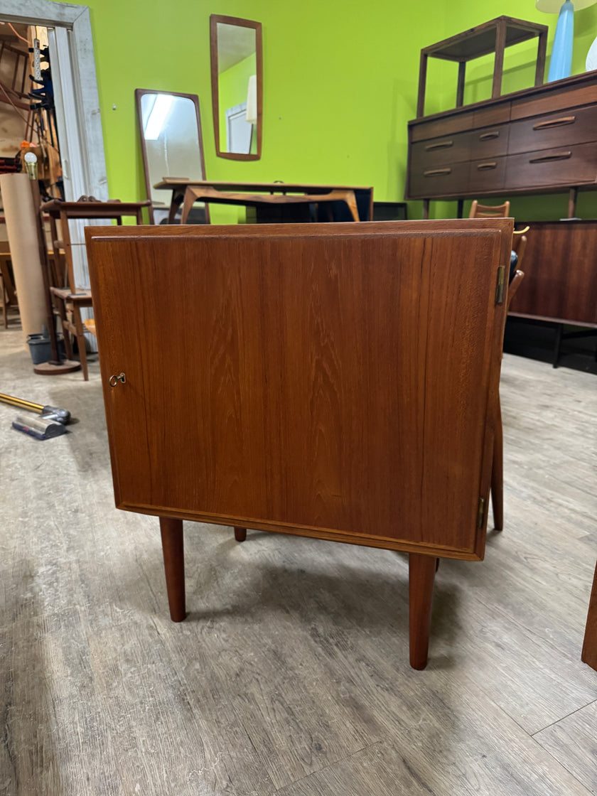 Mid Century Teak Record / Storage Cabinet from Denmark