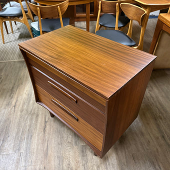 Mid Century Solid Teak Dresser