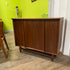 Mid Century Walnut Bar Cabinet