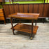 Mid Century Brazilian Rosewood Bar / Tea Cart from Denmark