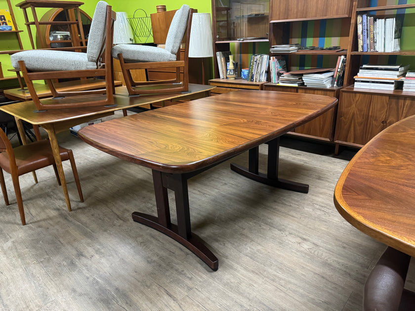 Mid Century Brazilian Rosewood Dining Table