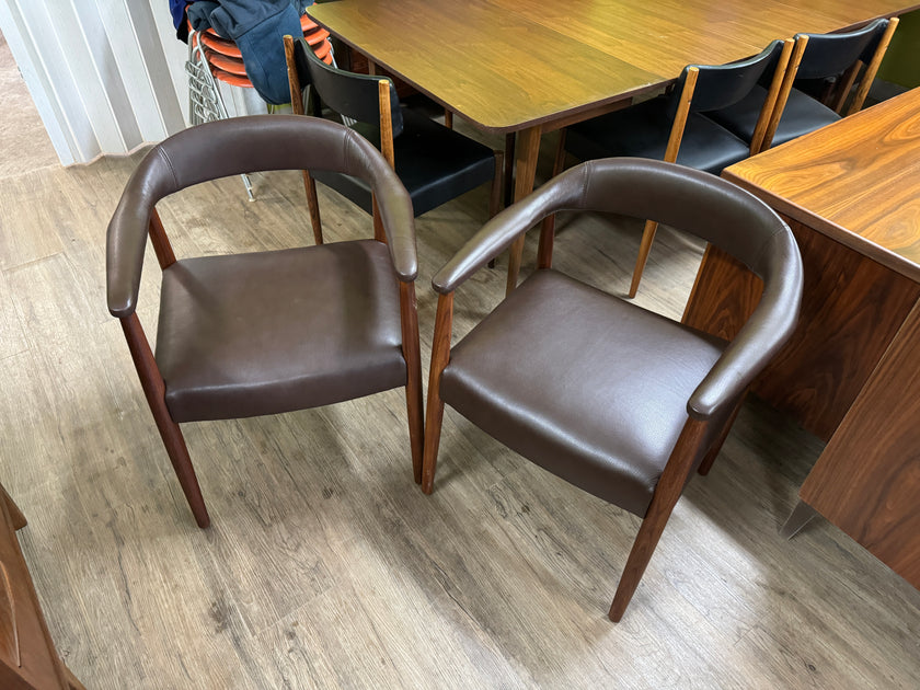 Sale!!! Mid Century Teak Arm Chairs