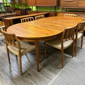 Mid Century Teak Dining Table from Sweden