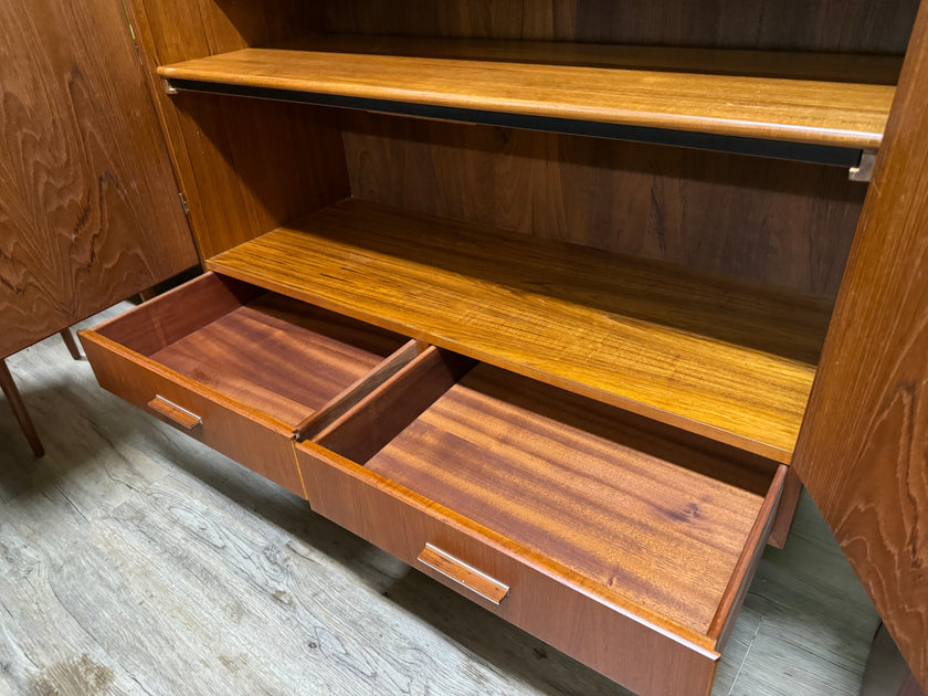 Mid Century Teak Bar Cabinet from Denmark