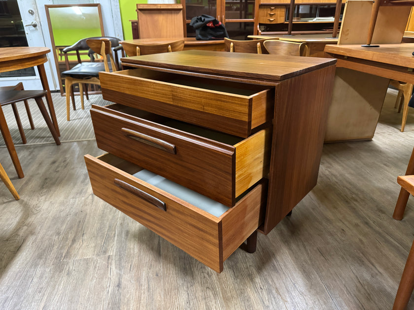 Mid Century Solid Teak Dresser