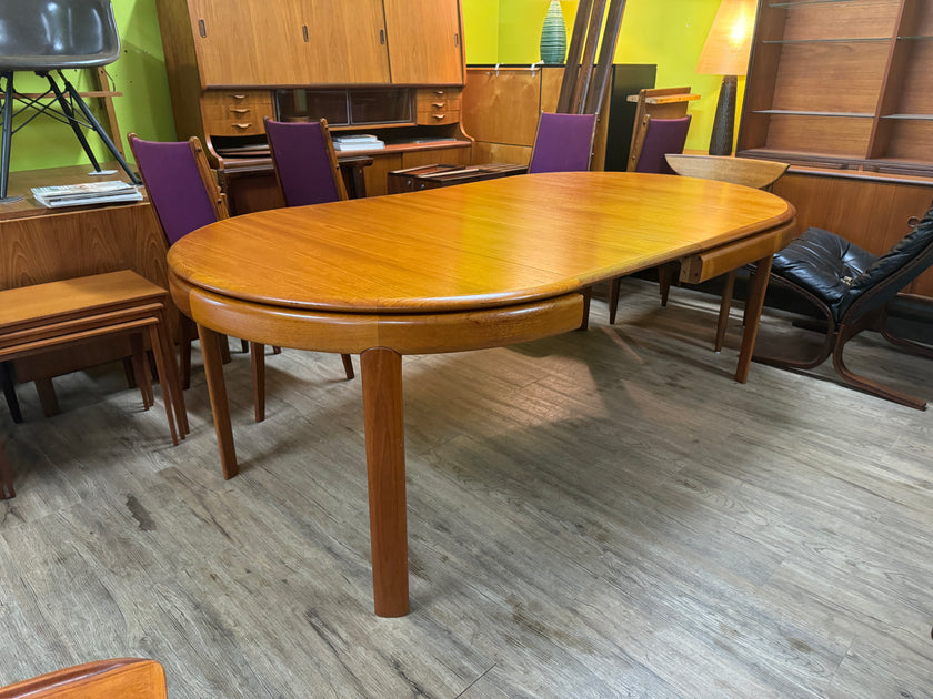 Mid Century Teak Dining Table from Denmark