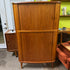 Mid Century Teak Corner Cabinet from Denmark