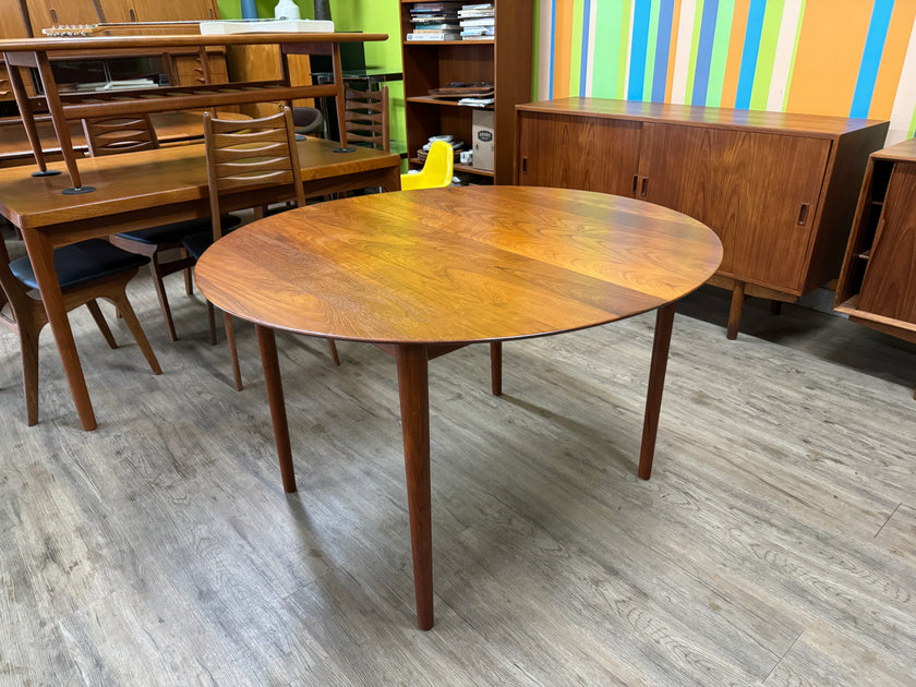 Mid Century Solid Teak Dining Table from Denmark