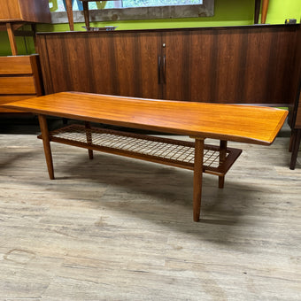 Sale!!! Mid Century Teak Coffee Table